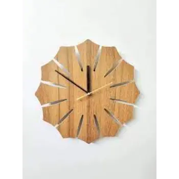Unique Design Wooden Wall Clock 